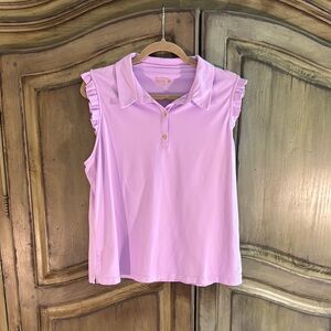 Lilly Pulitzer Luxletic Women's Lavender Sleeveless Top